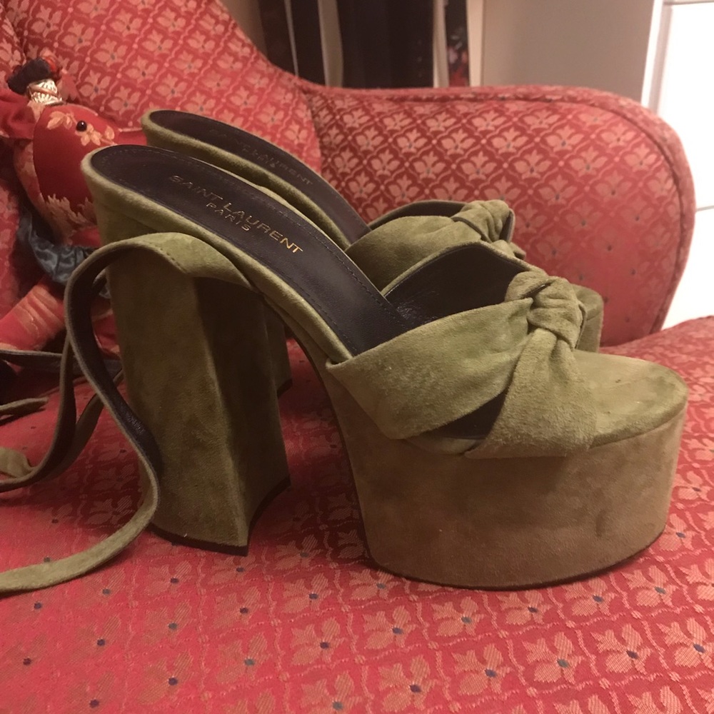 Platform YSL shoes